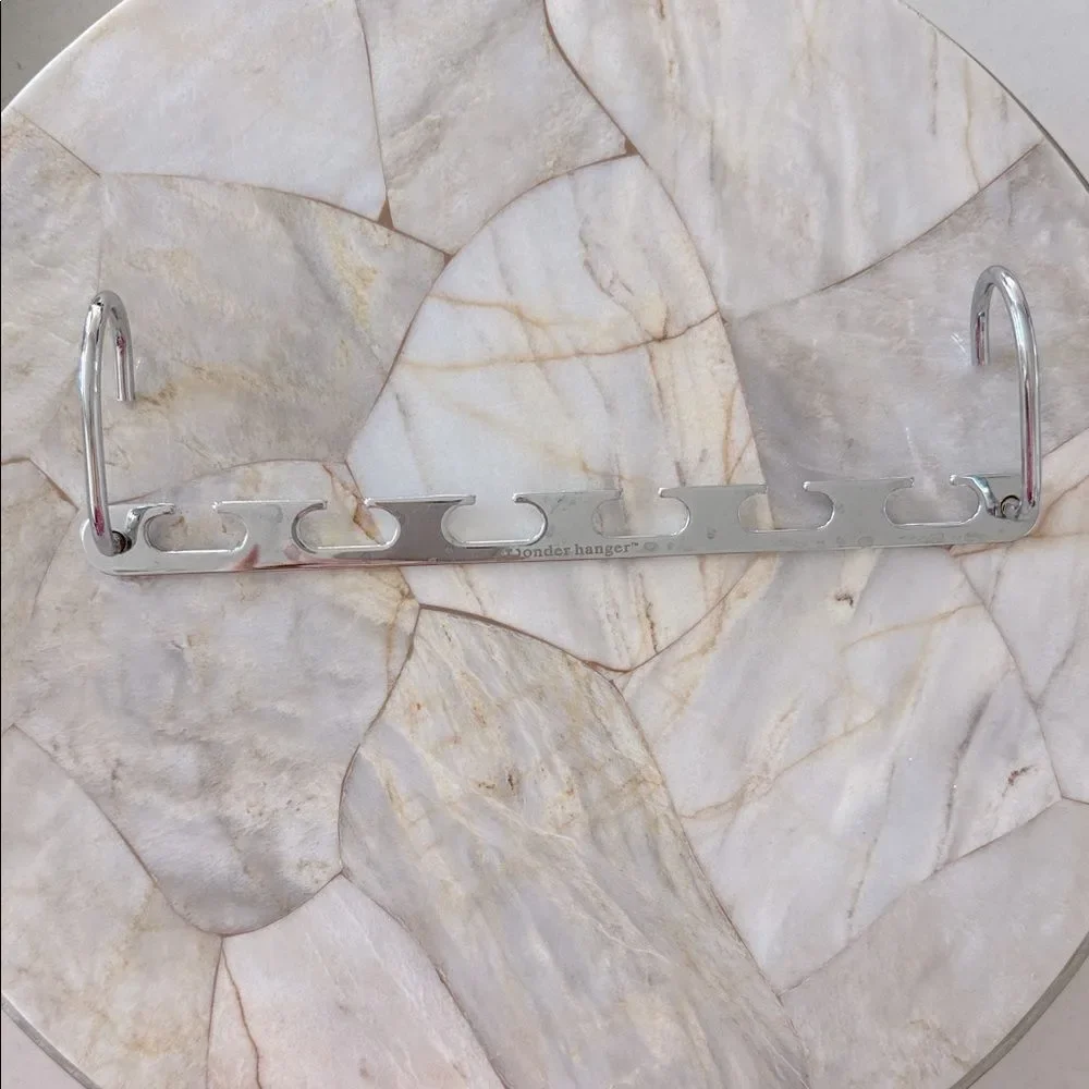 Wonder Hanger Max Metal Space Saving Closet Organizer Silver‎ Chrome Cascading